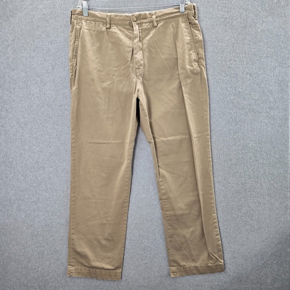 Polo Ralph Lauren Men Pants 36x32 Beige Chino Classic Fit - Picture 1 of 13